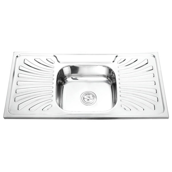 drainboard kitchen sink