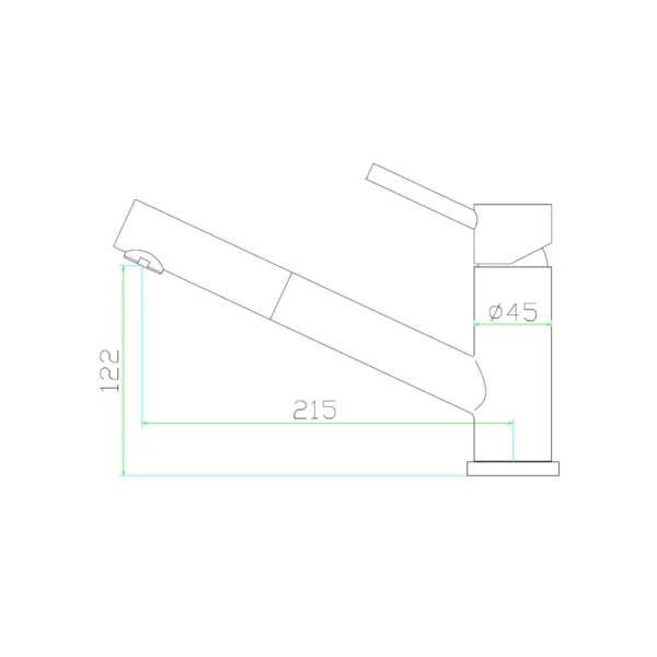 spring pull down kitchen faucet